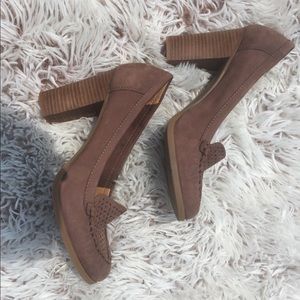 Nine West Narvick brown loafer pumps